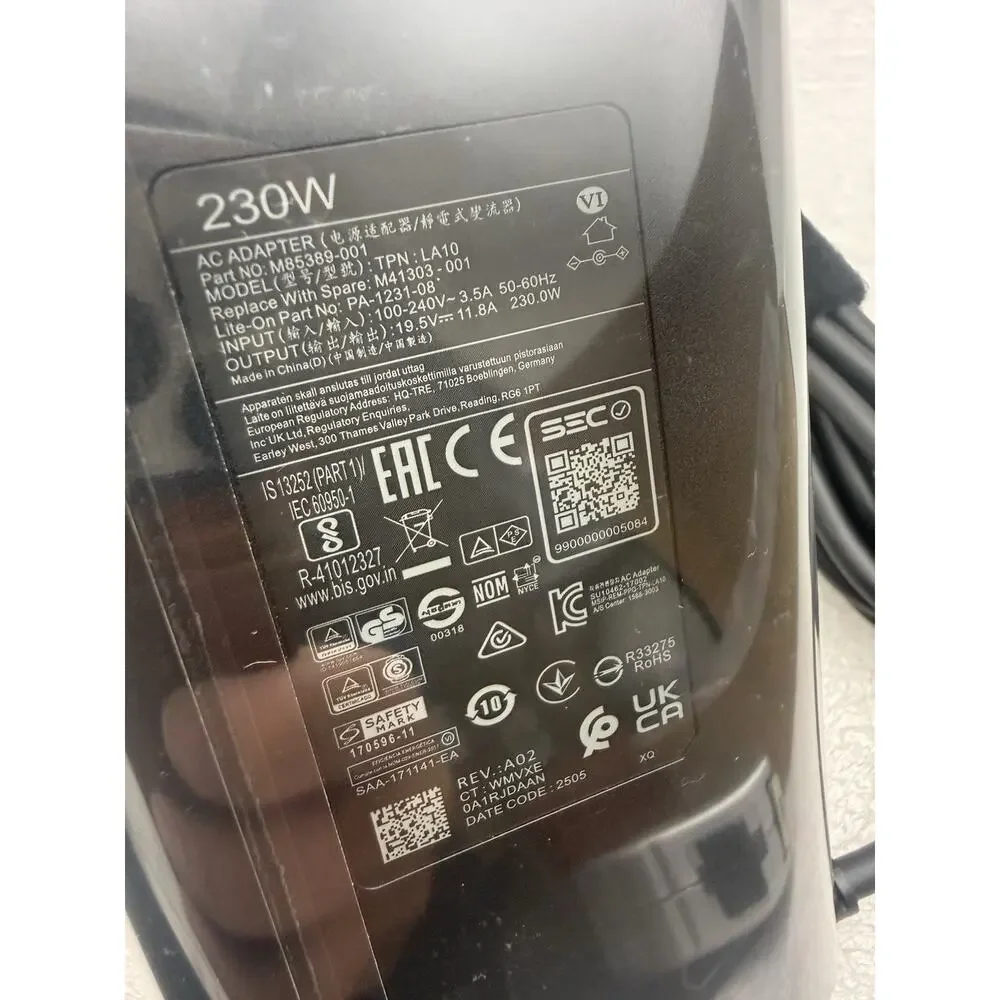 230W Charger Compatible w/ HP Omen 15 16 OMEN Transcend,Victus 16 by Gaming READ